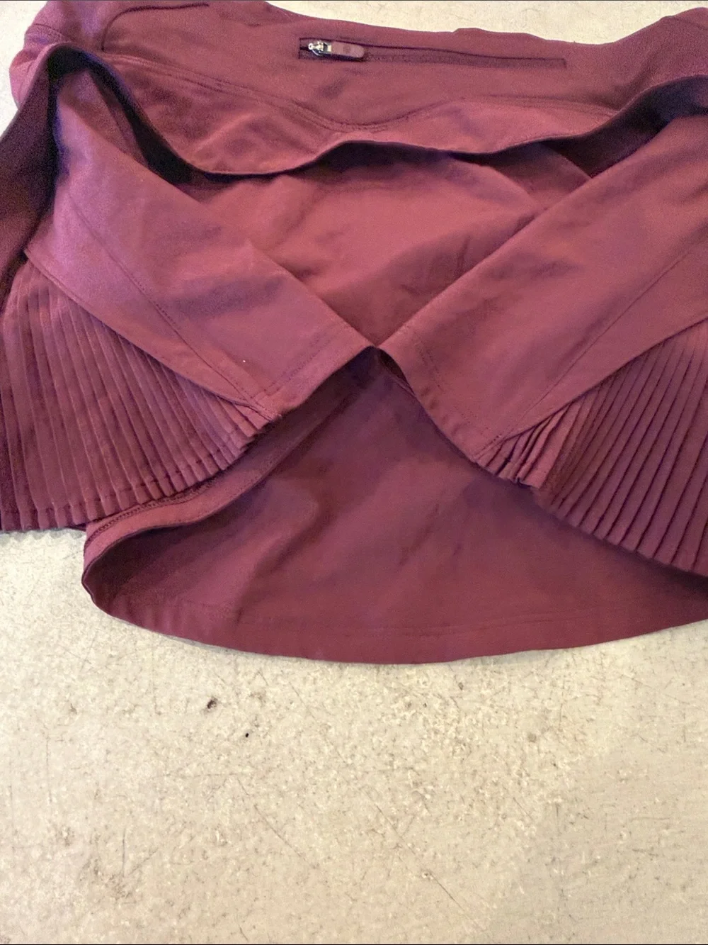 lululemon athletica Burgundy Athletic Skort
